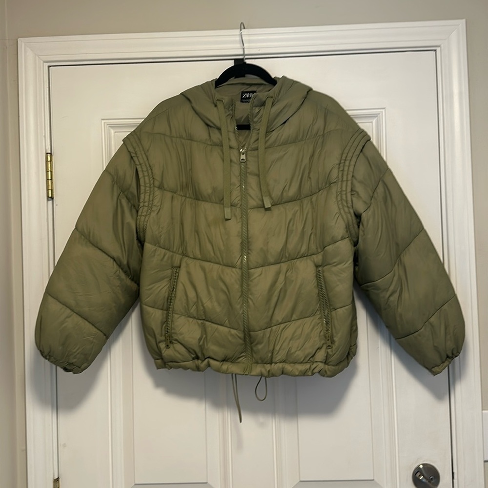 Zara puffer jacket